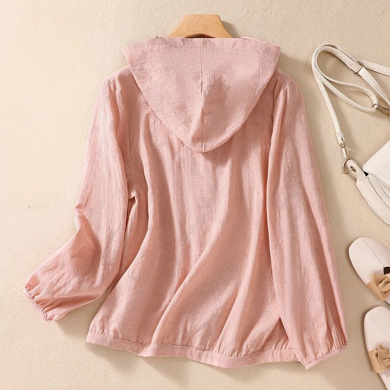 Women's Relaxed Hooded Shirt