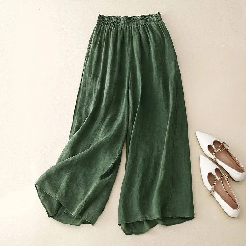 Women's Elegant Loose Waistband Pants