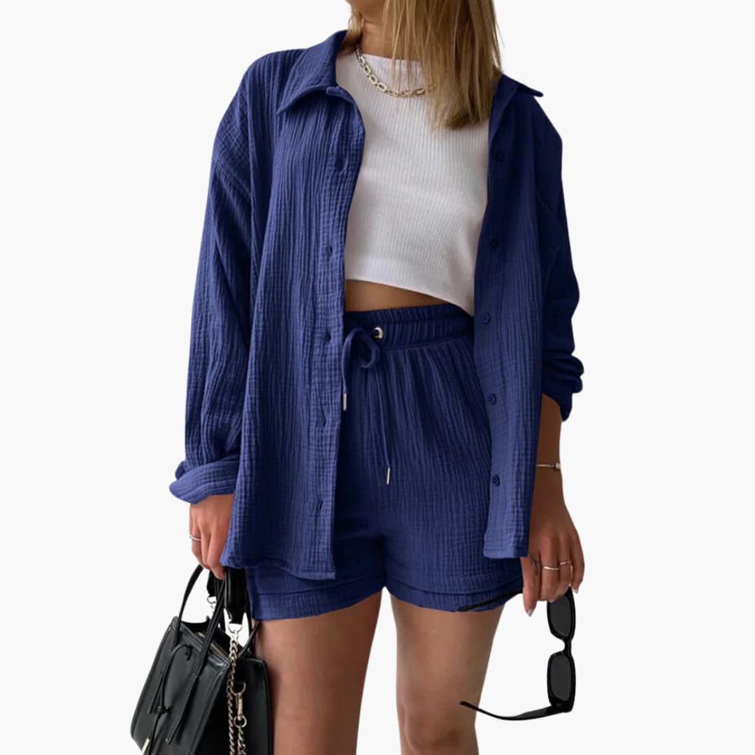 Women's Chic and Casual Two-Piece Set