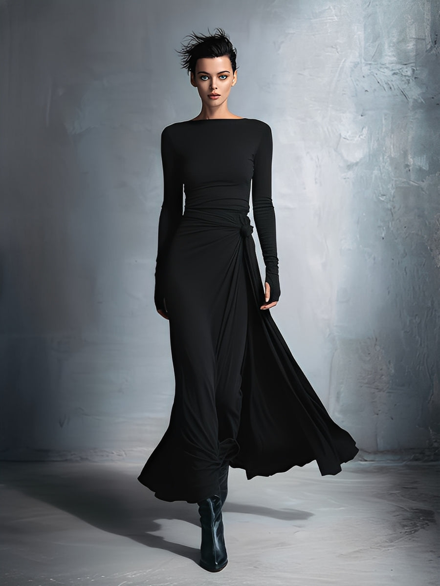 Women's Wrap Maxi Dress