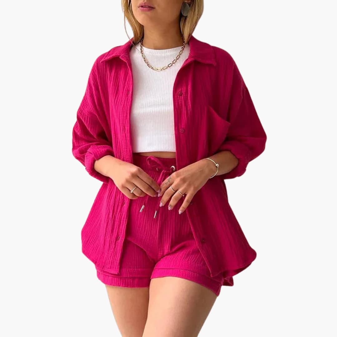 Women's Chic and Casual Two-Piece Set
