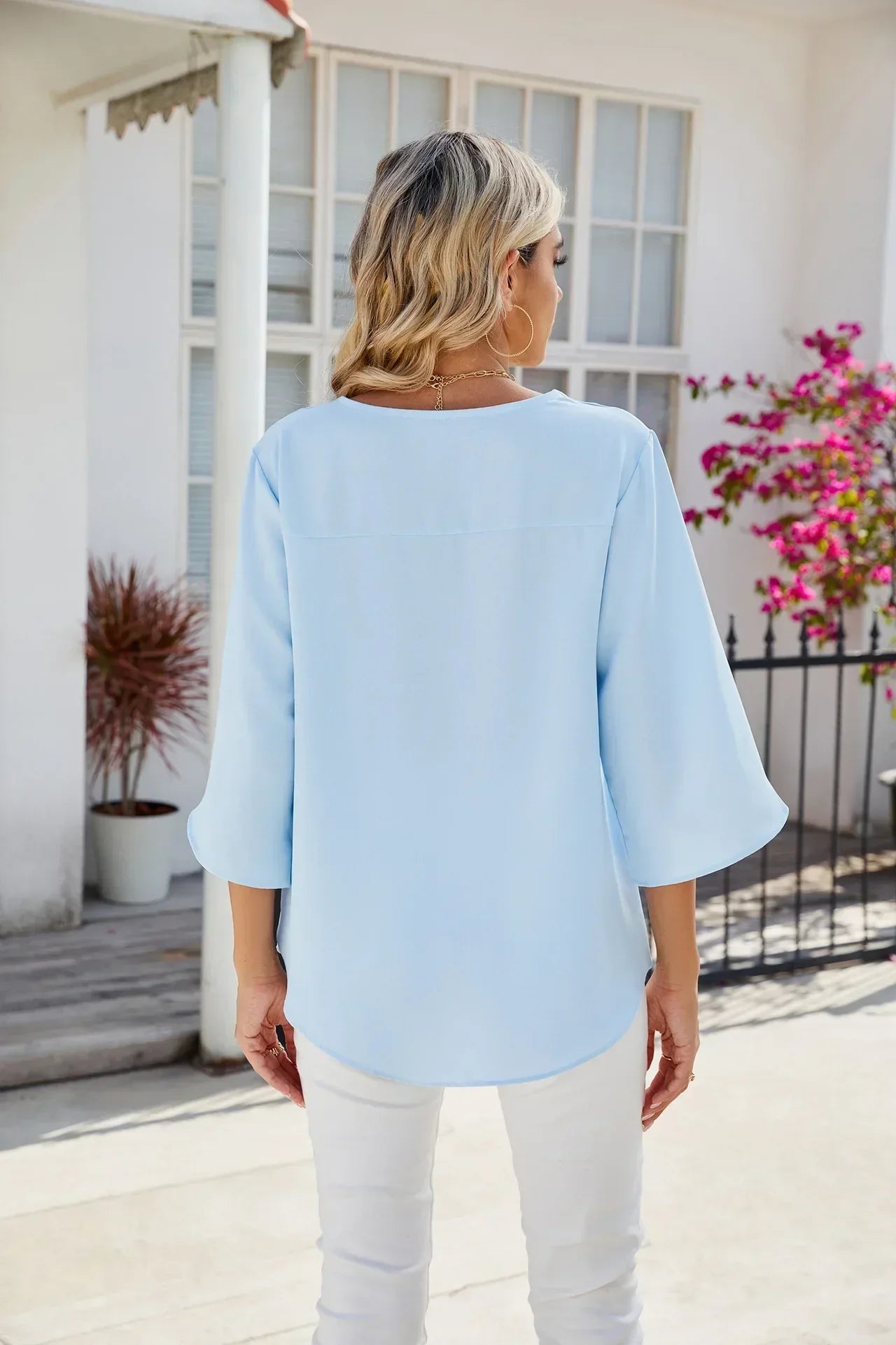 Women's V-Neck Blouse