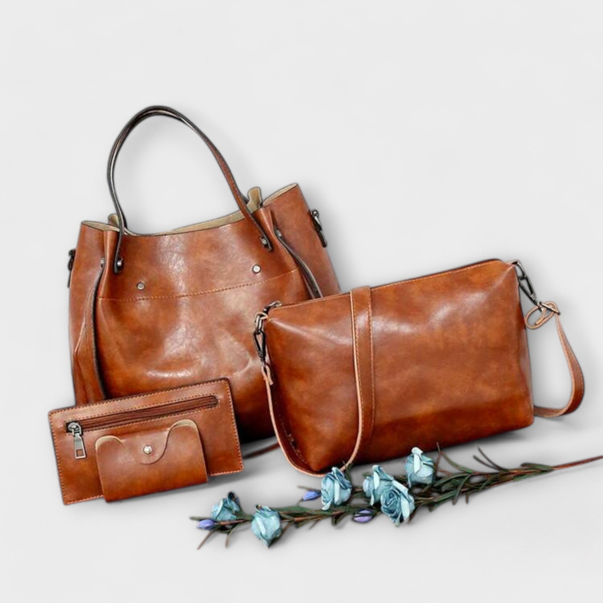 Women's 4-Piece Vintage Bag Set