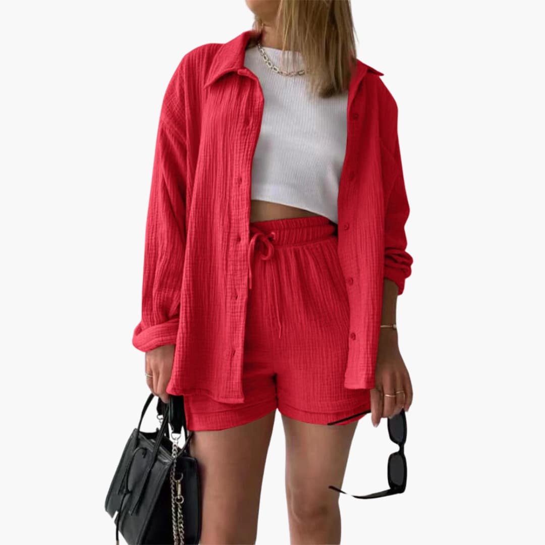 Women's Chic and Casual Two-Piece Set