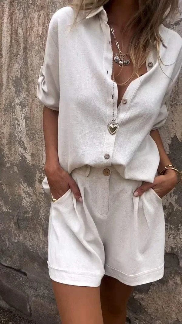 Women's Lightweight Shorts and Top Set
