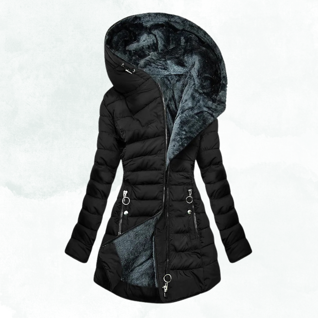 Women's Faux-Fur Lined Coat for Ultimate Warmth & Elegance