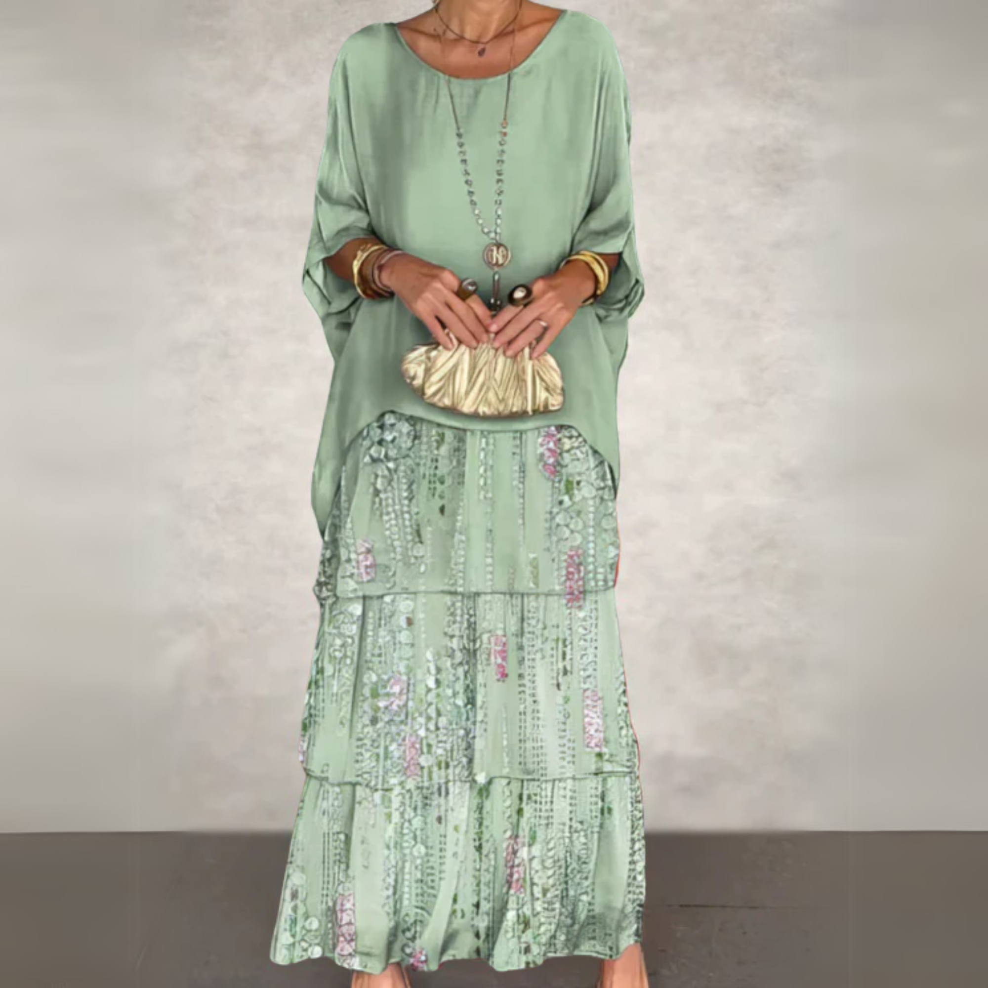 Women's Elegant Long Flowing Dress