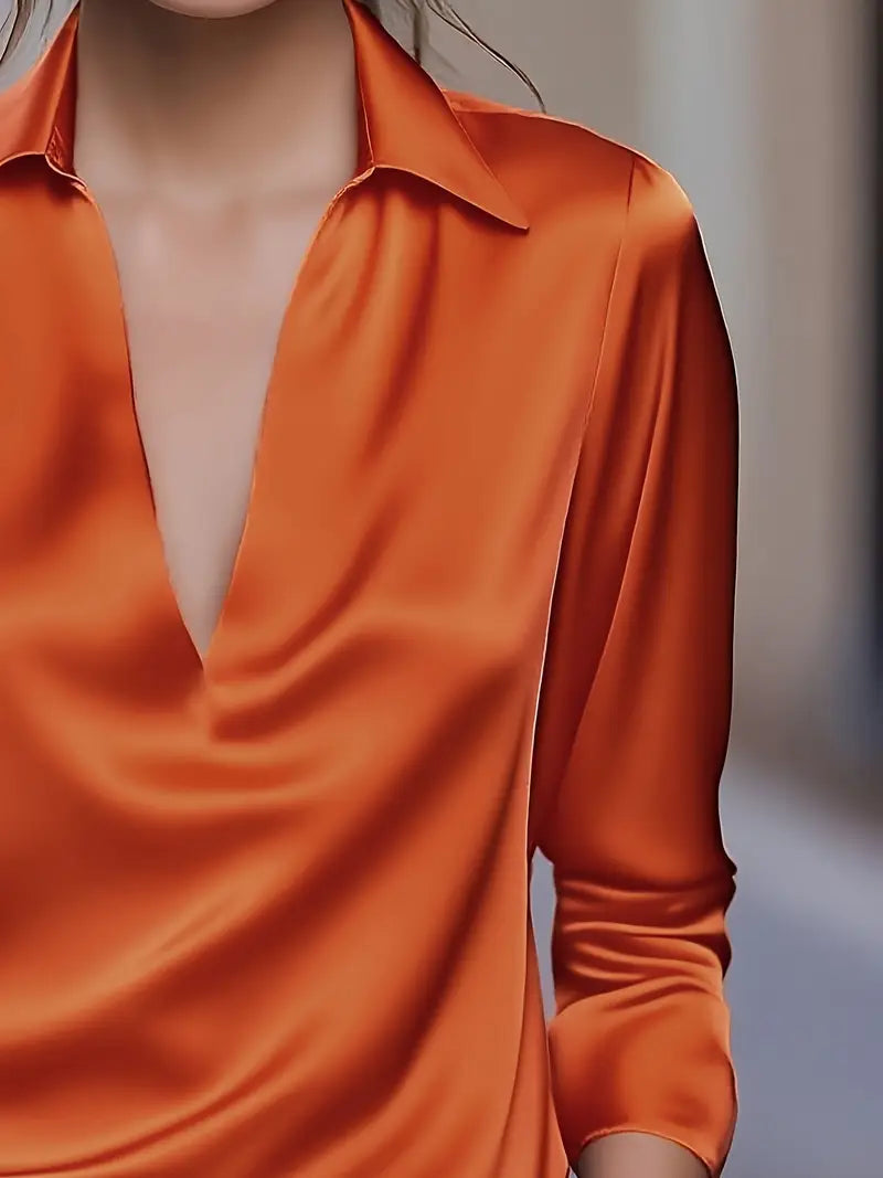 Women's Premium V-Neck Blouse