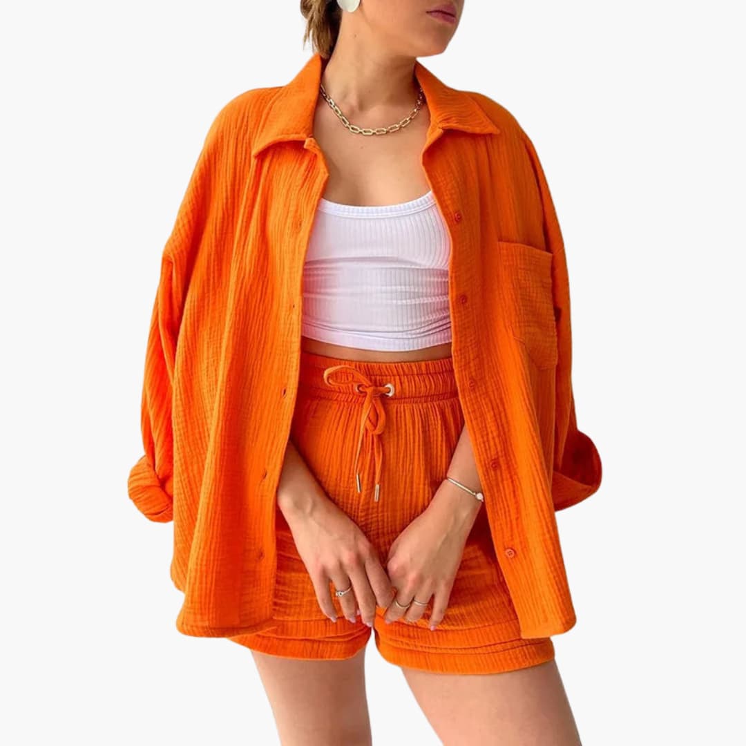 Women's Chic and Casual Two-Piece Set