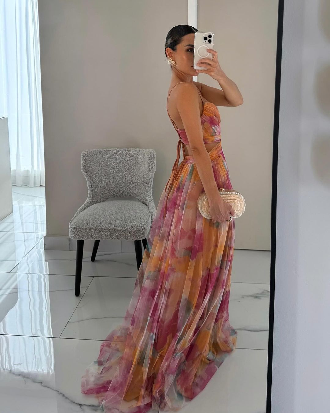 Women's Beautiful Floral Print Maxi Dress