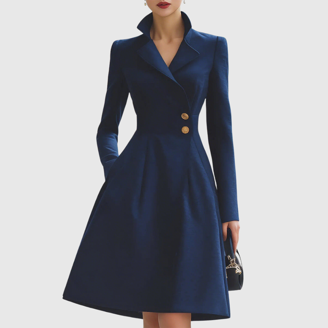 Women's Tailored Fit Coat Dress
