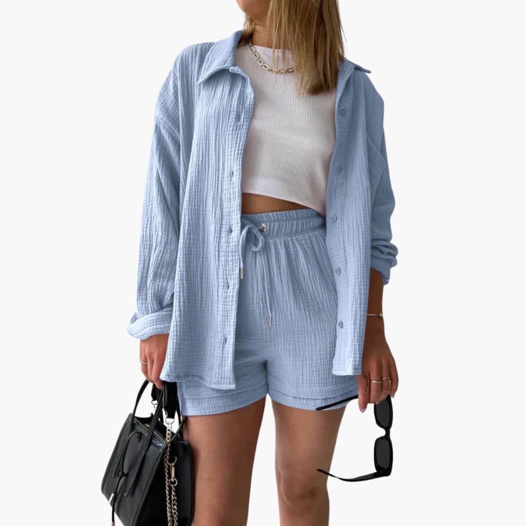 Women's Chic and Casual Two-Piece Set