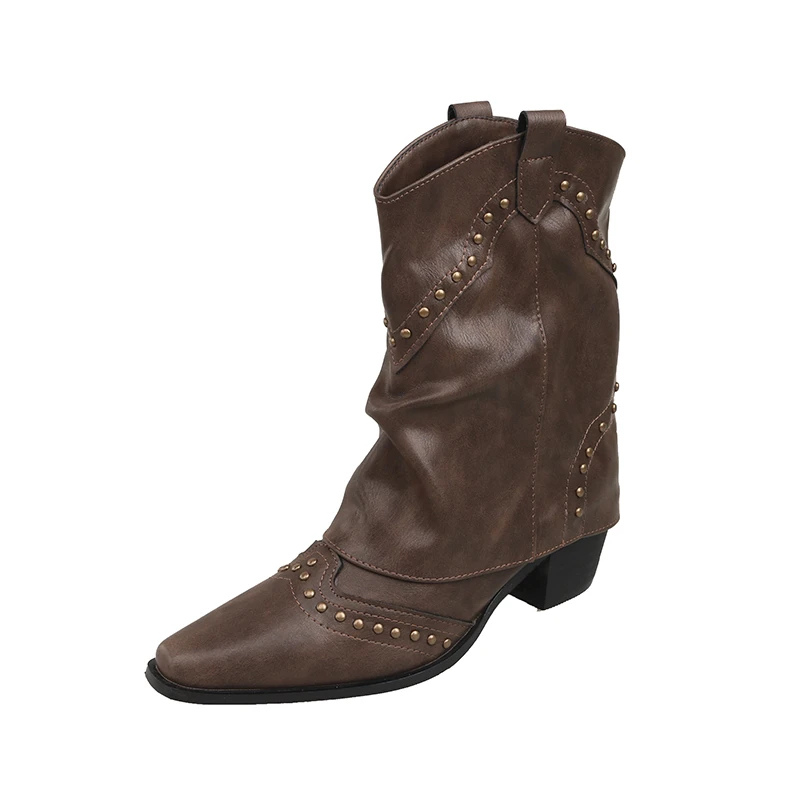 Women's Studded Western Boots