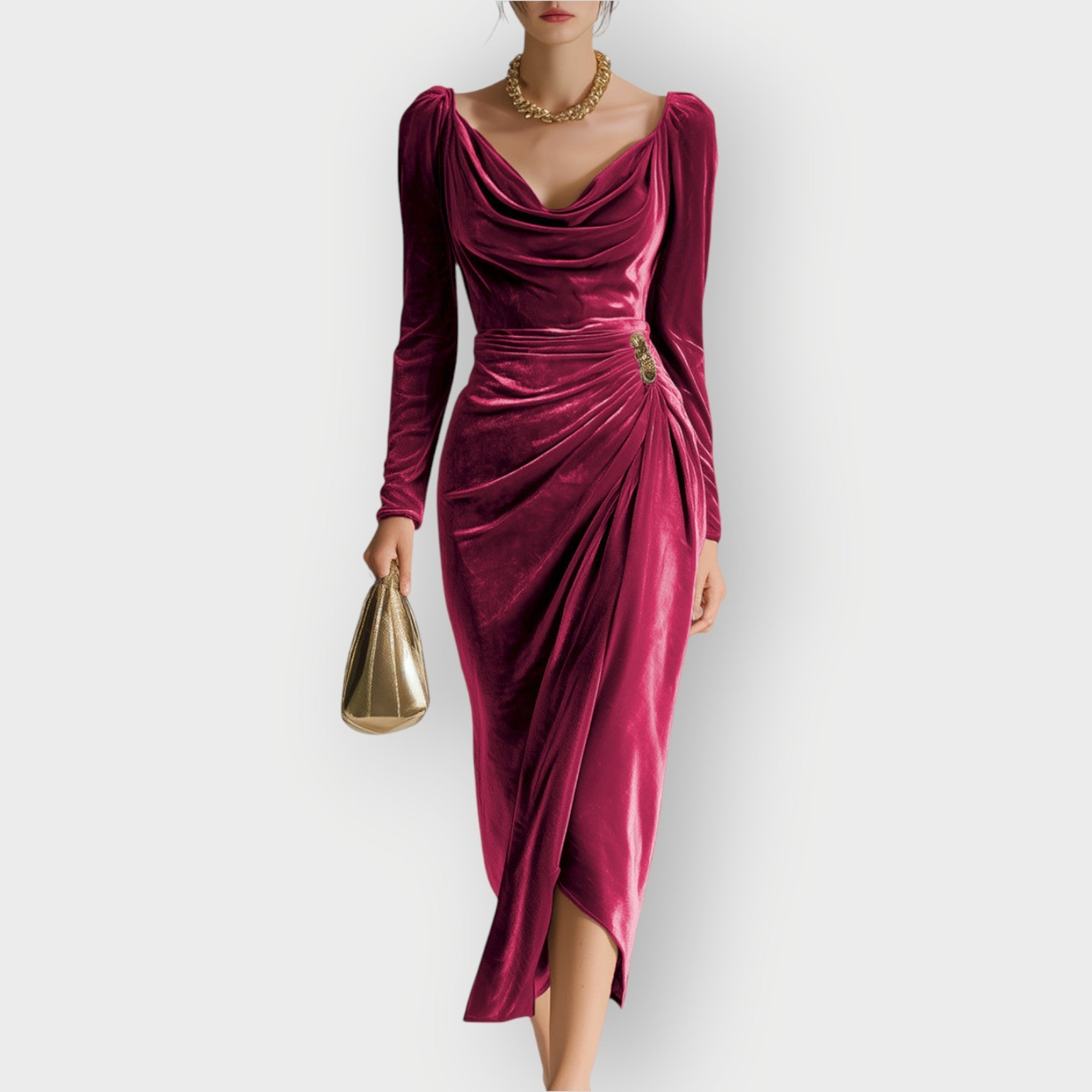 Women's Elegance Midi Dress