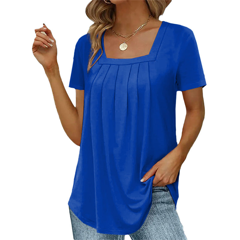 Women's Elegant Pleated Blouse