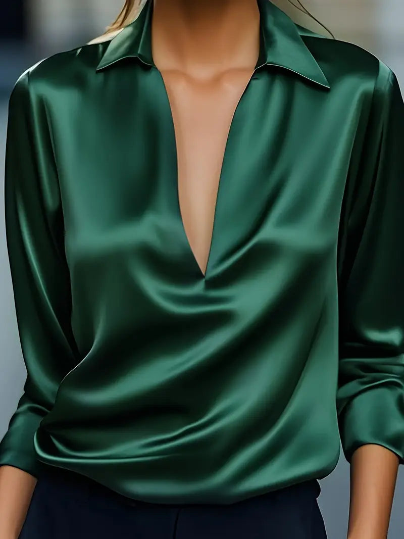 Women's Premium V-Neck Blouse