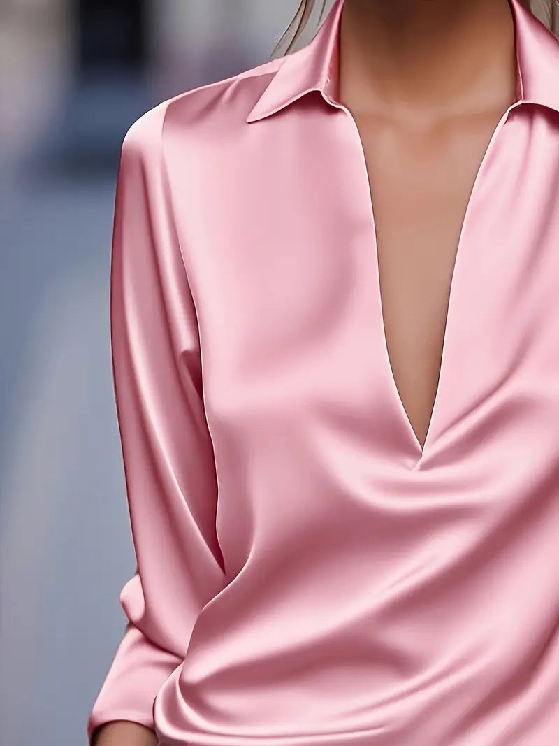 Women's Premium V-Neck Blouse