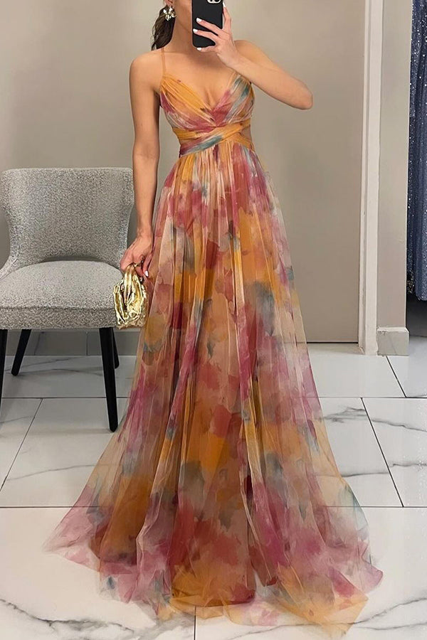 Women's Beautiful Floral Print Maxi Dress