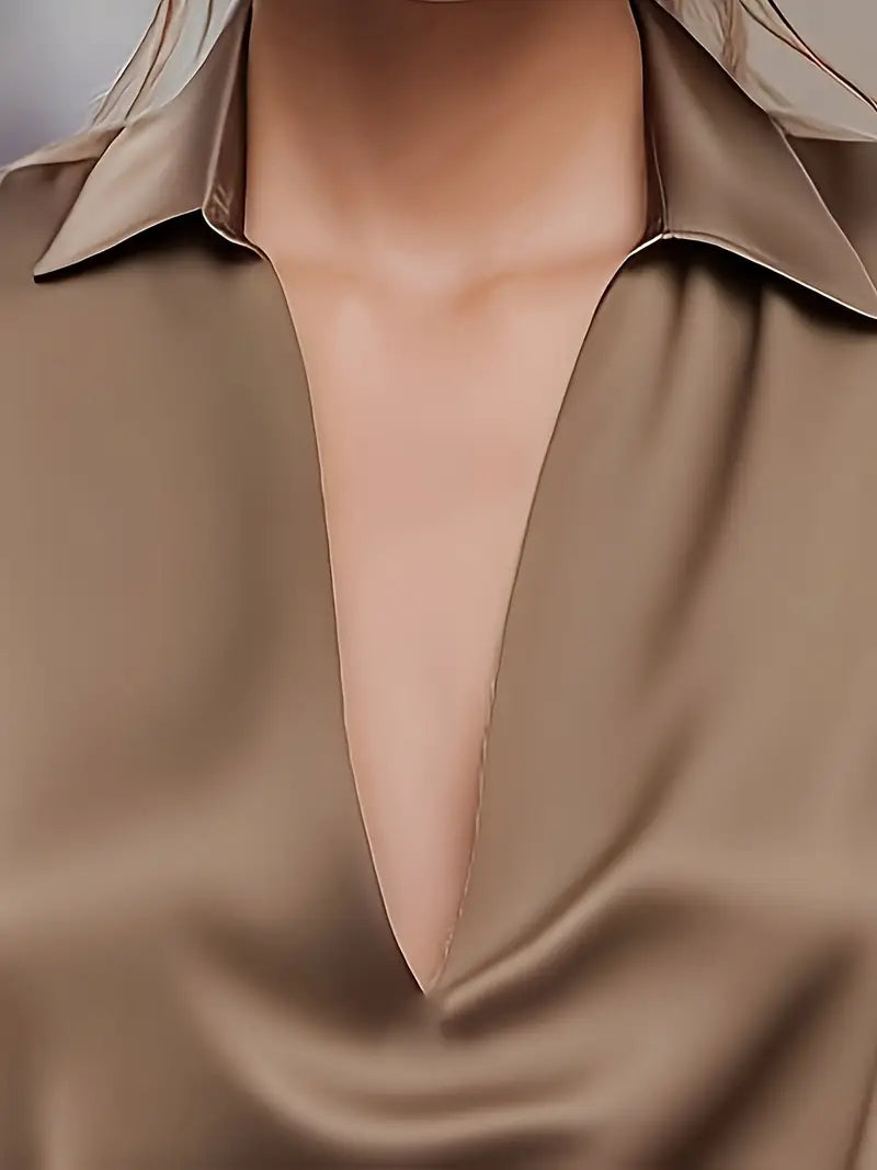 Women's Premium V-Neck Blouse
