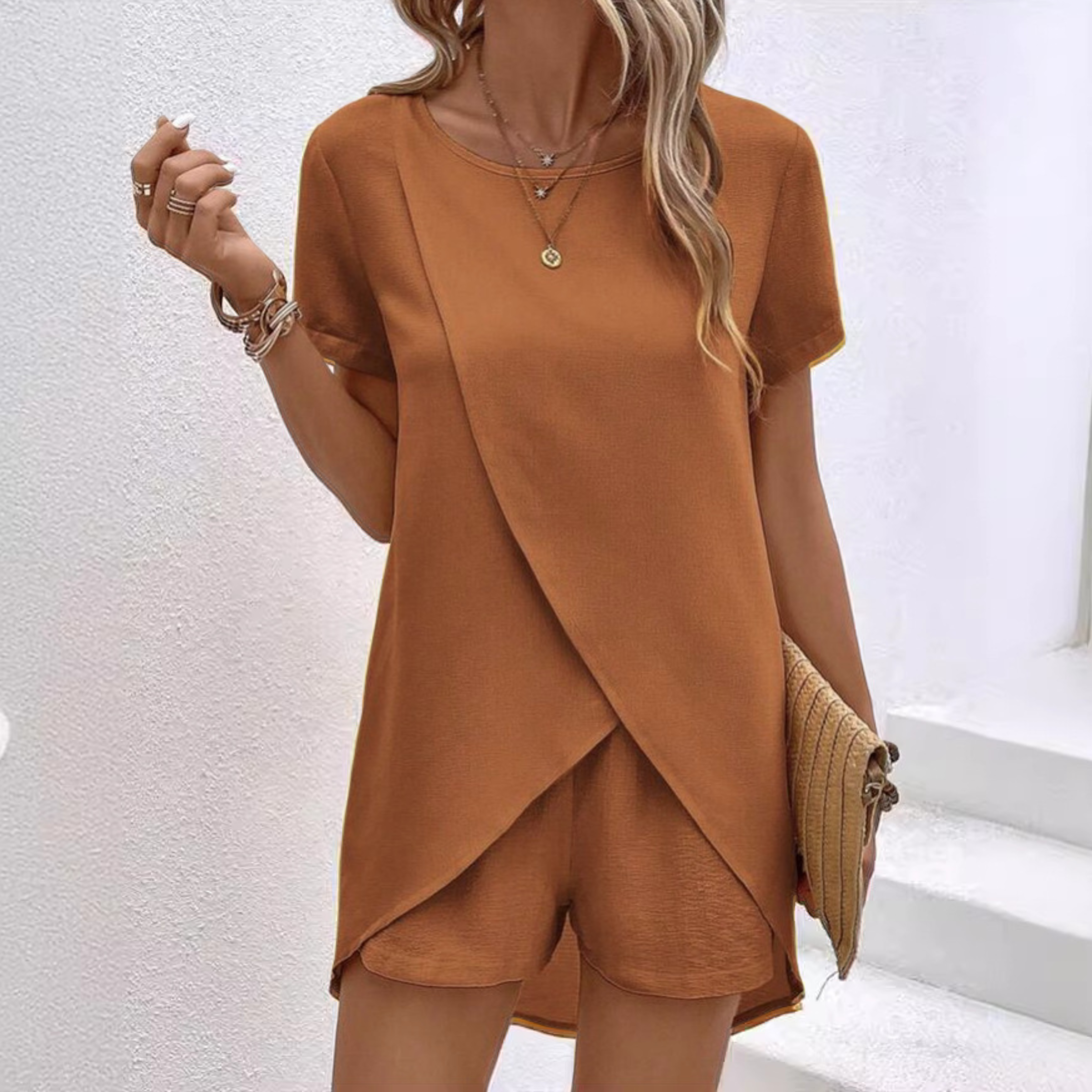 Women's Elegant Summer Co-ord Lounge Set