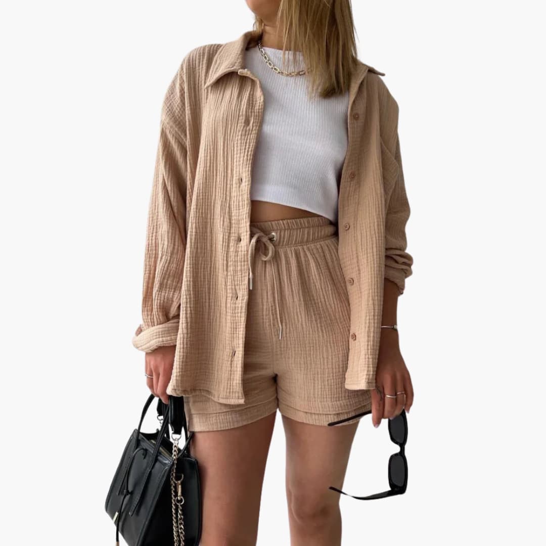 Women's Chic and Casual Two-Piece Set