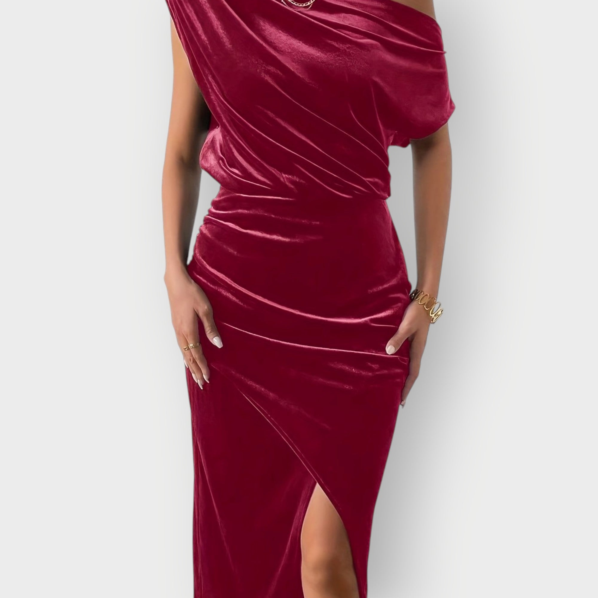Women's Off-Shoulder Midi Dress