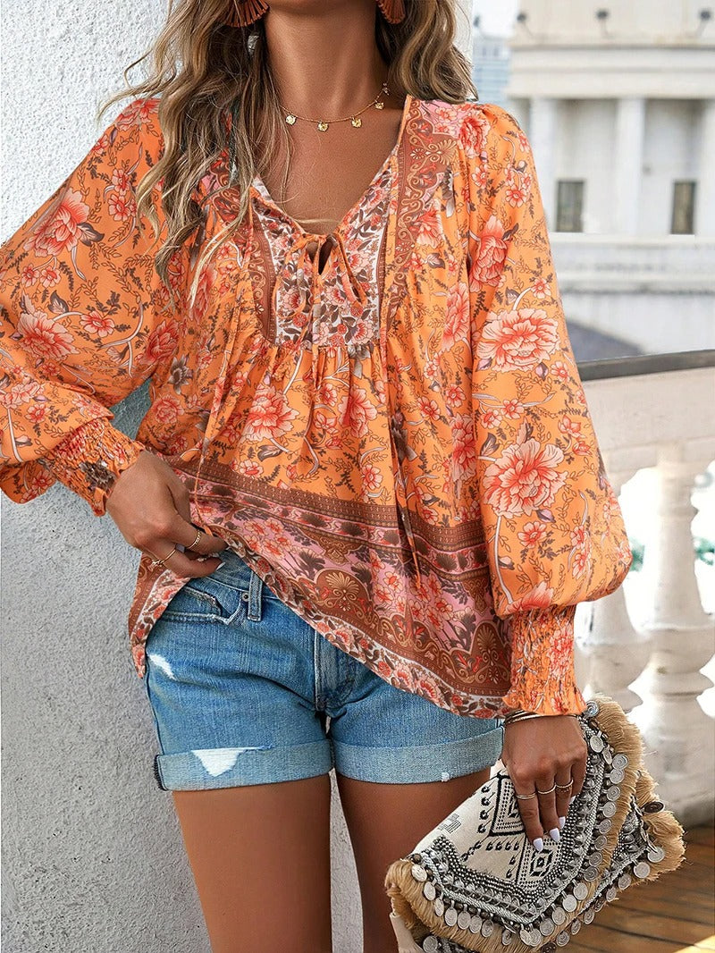 Women's Summer Floral Top