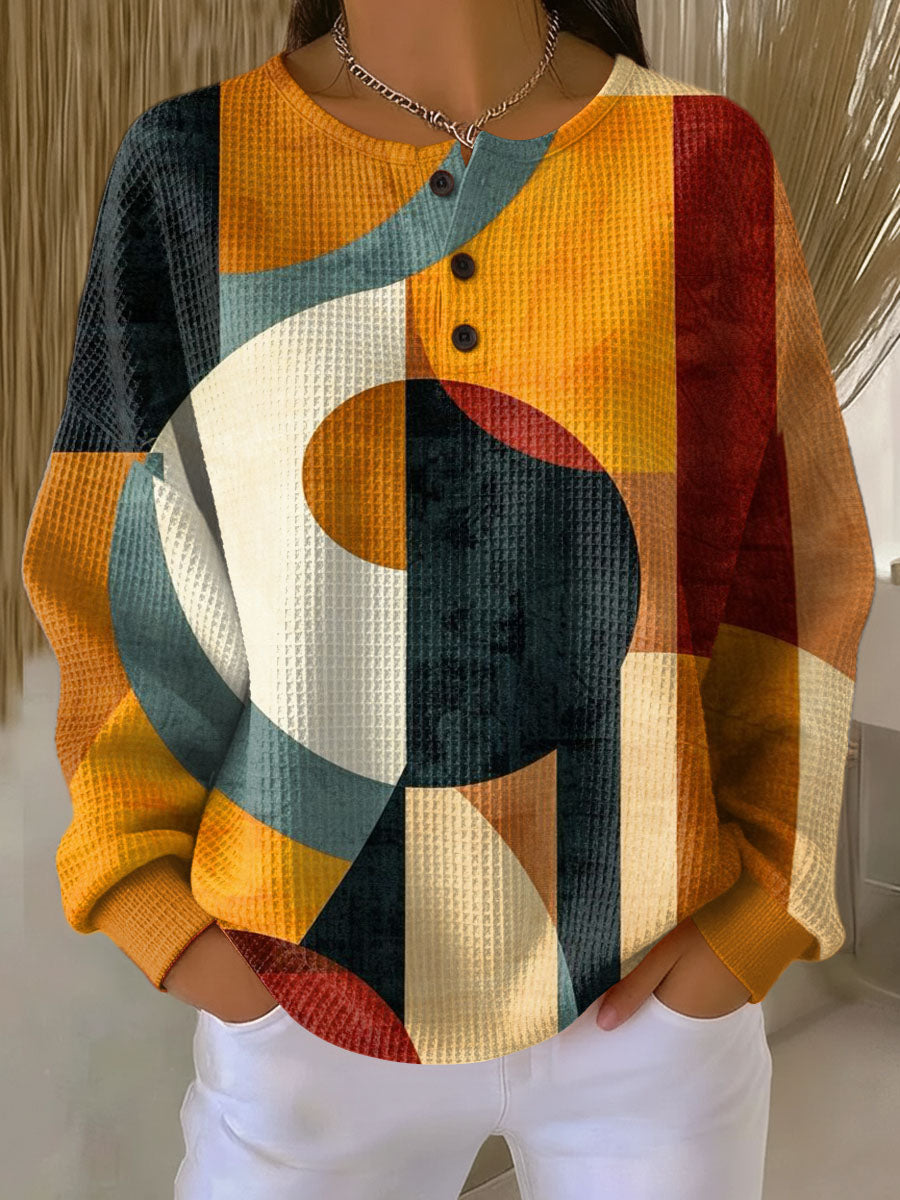 Women's Waffle Sweater