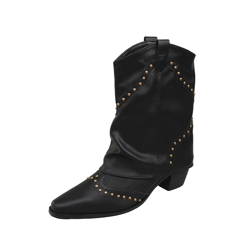 Women's Studded Western Boots