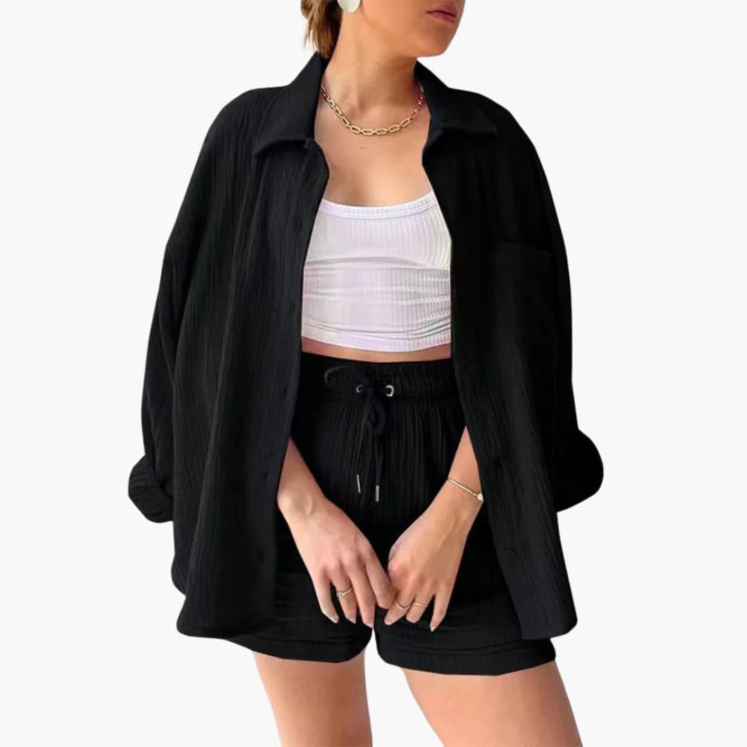 Women's Chic and Casual Two-Piece Set