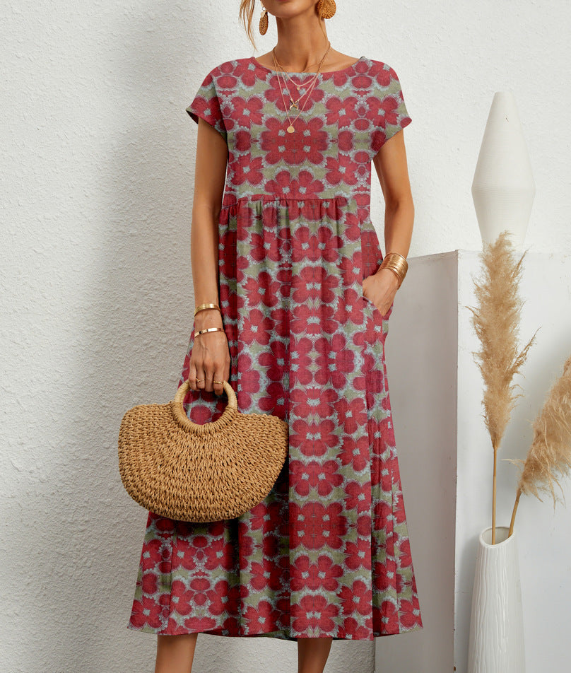 Women's Elegant Floral Dress