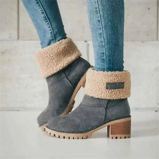 Women's Mid-Calf Wool Boots