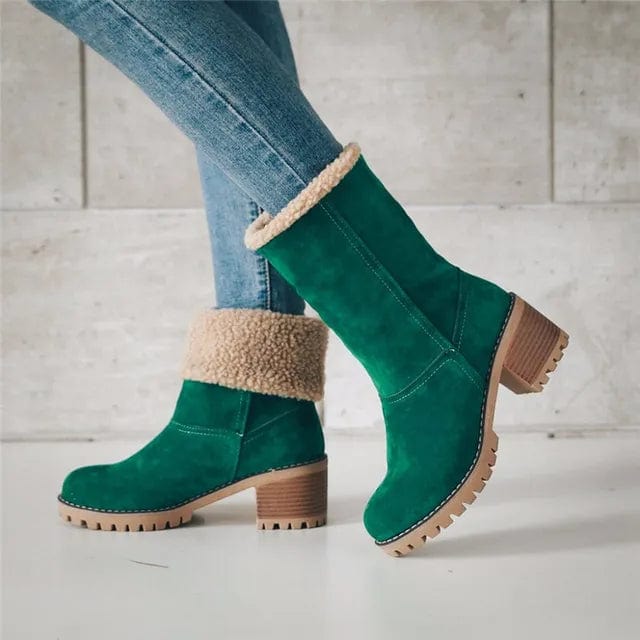 Women's Mid-Calf Wool Boots