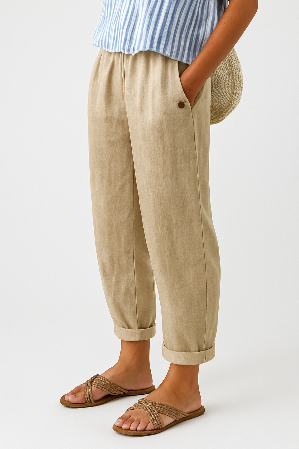 Women's Stylish Pants With Side Pockets