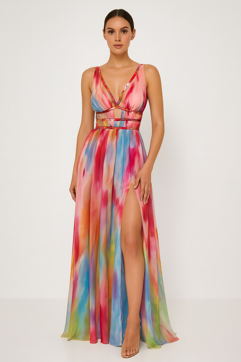 Women's Painted Maxi Dress