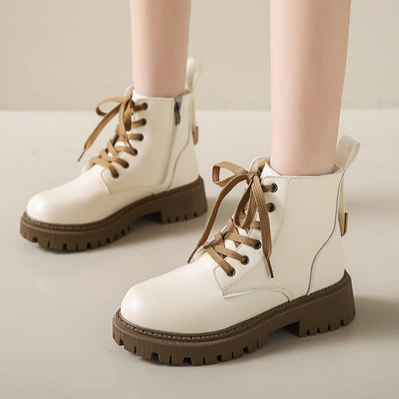 Women's Fleece Lined Combat Boots