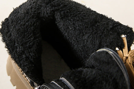Women's Fleece Lined Combat Boots