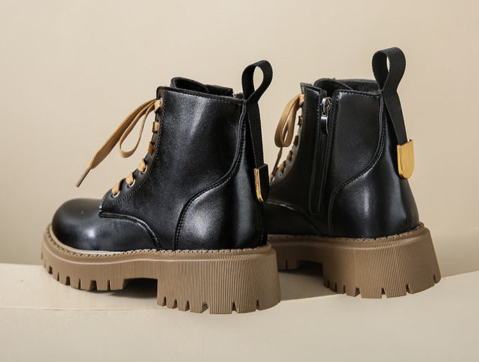 Women's Fleece Lined Combat Boots