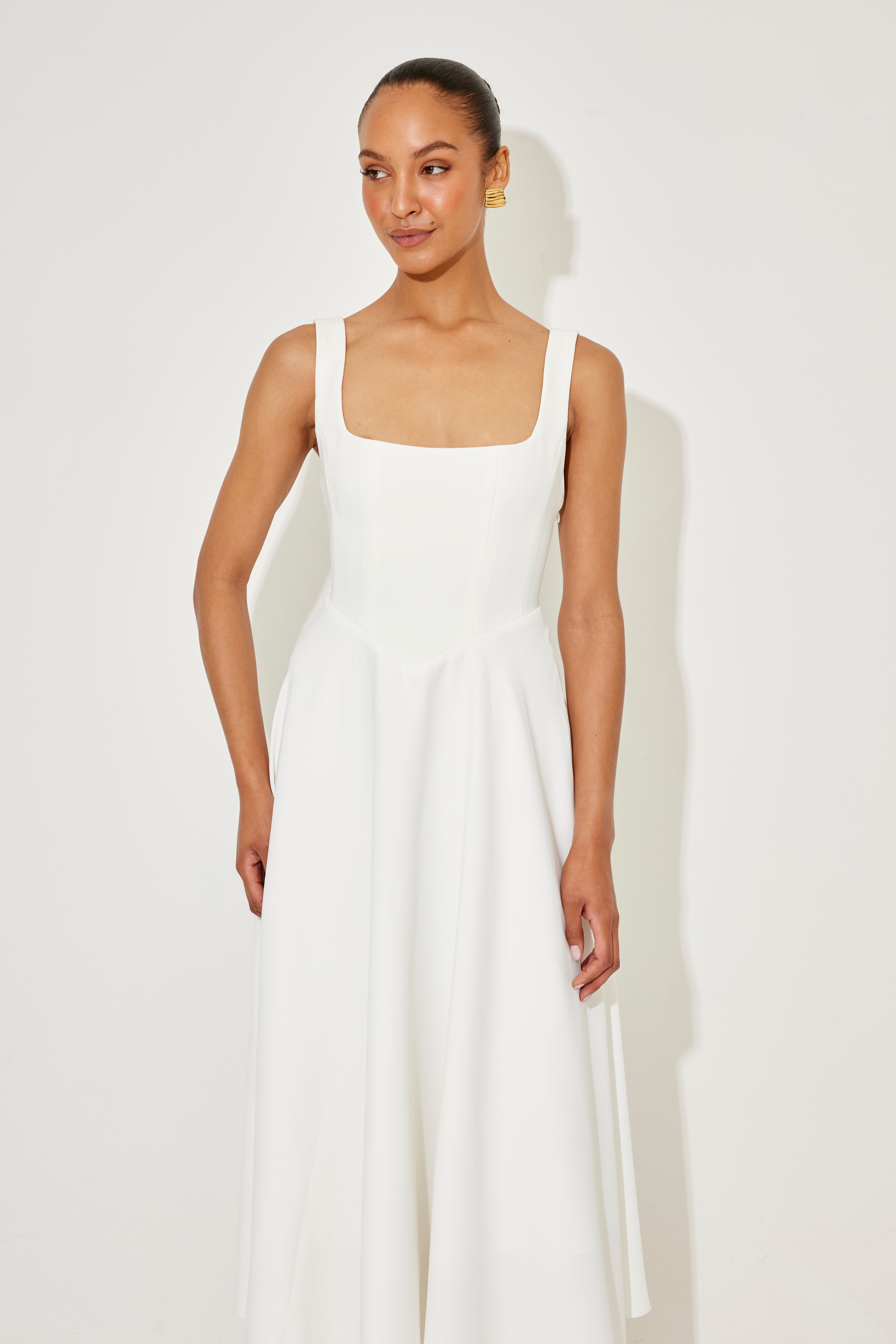Women's Timeless Flowy Midi Dress