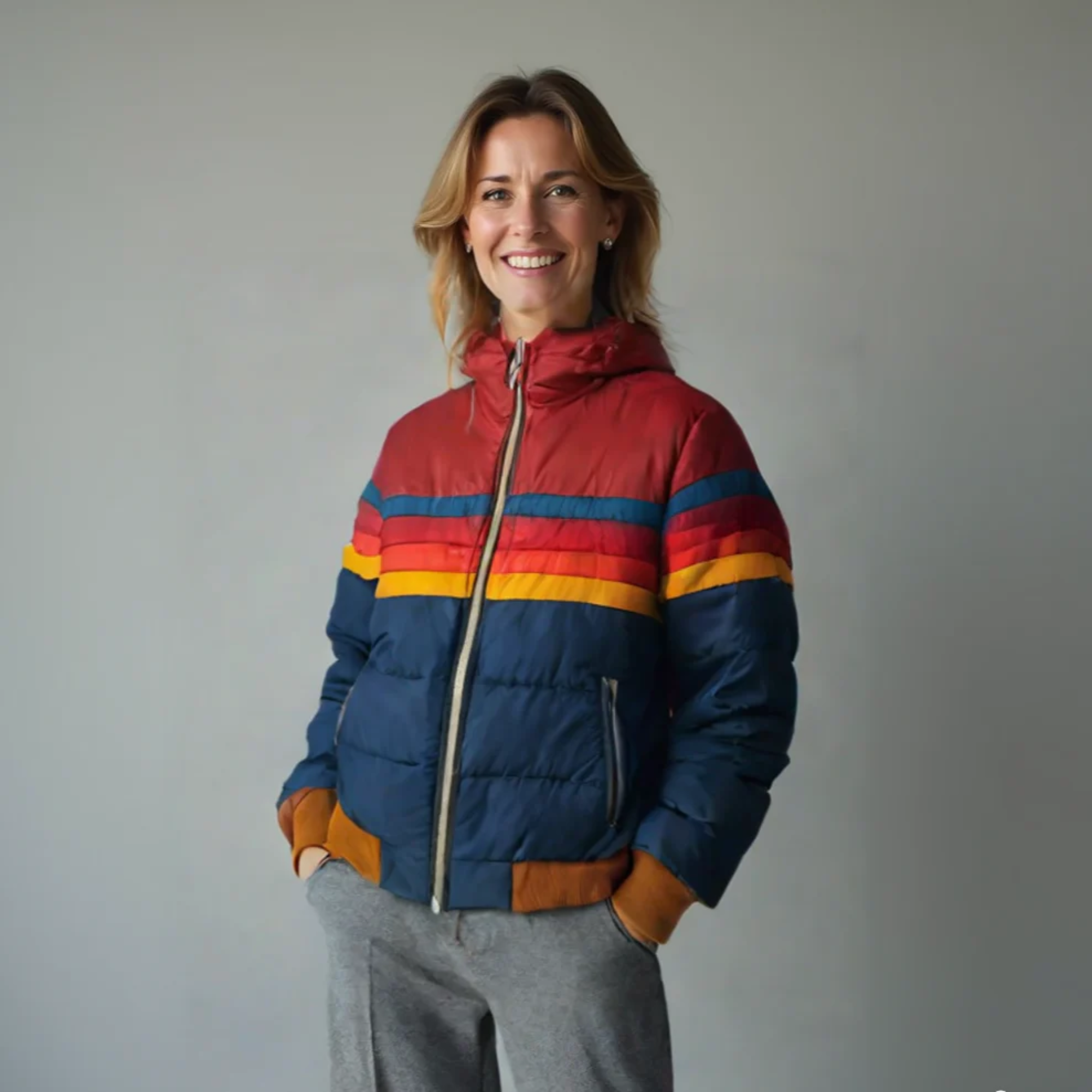 Women's Retro Zip Jacket