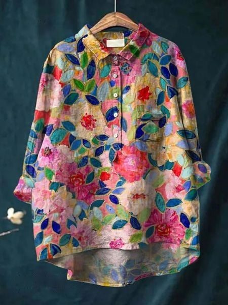 Women's Floral Blouse