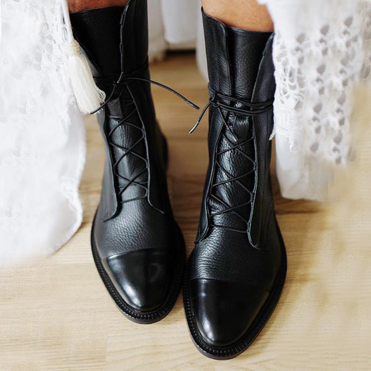 Women's Stylish comfortable leather boots
