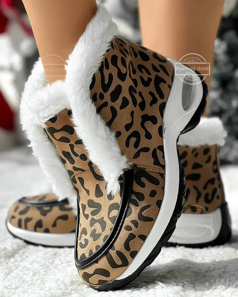 Women's Leather Casual Ankle Boots