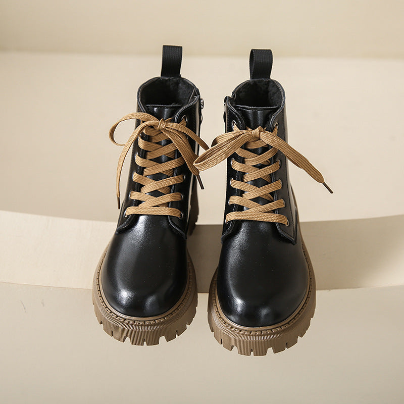 Women's Fleece Lined Combat Boots
