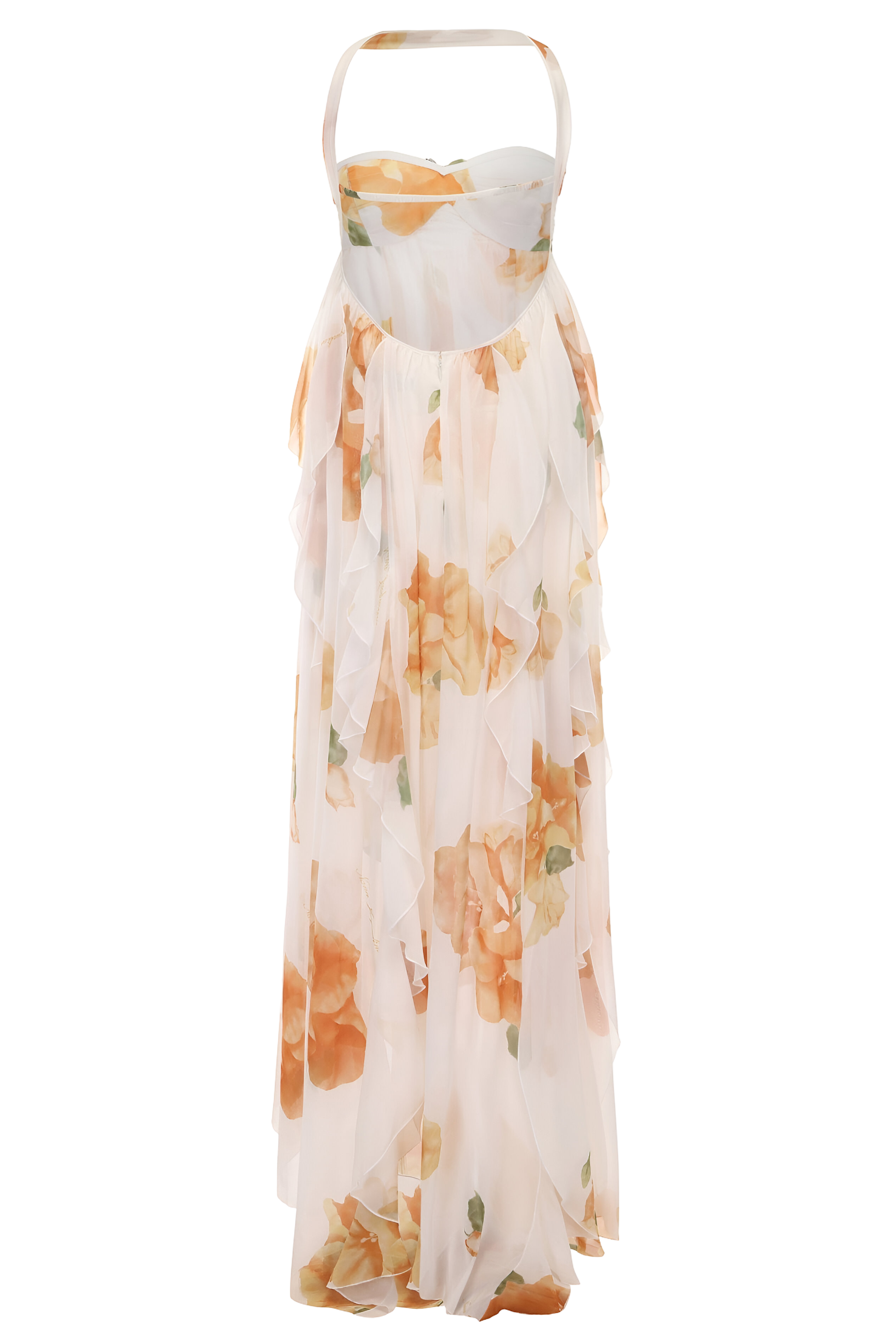 Women's Elegant Halter Maxi Dress