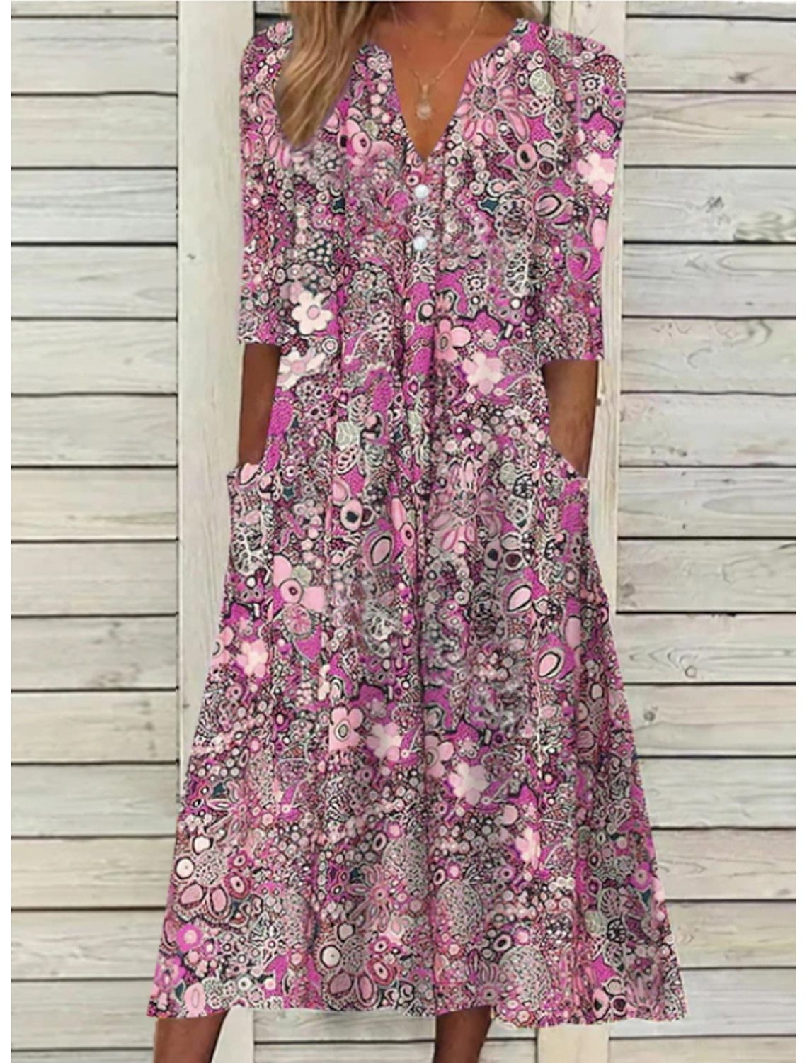Women's Elegant Summer Dress with Belly Cover
