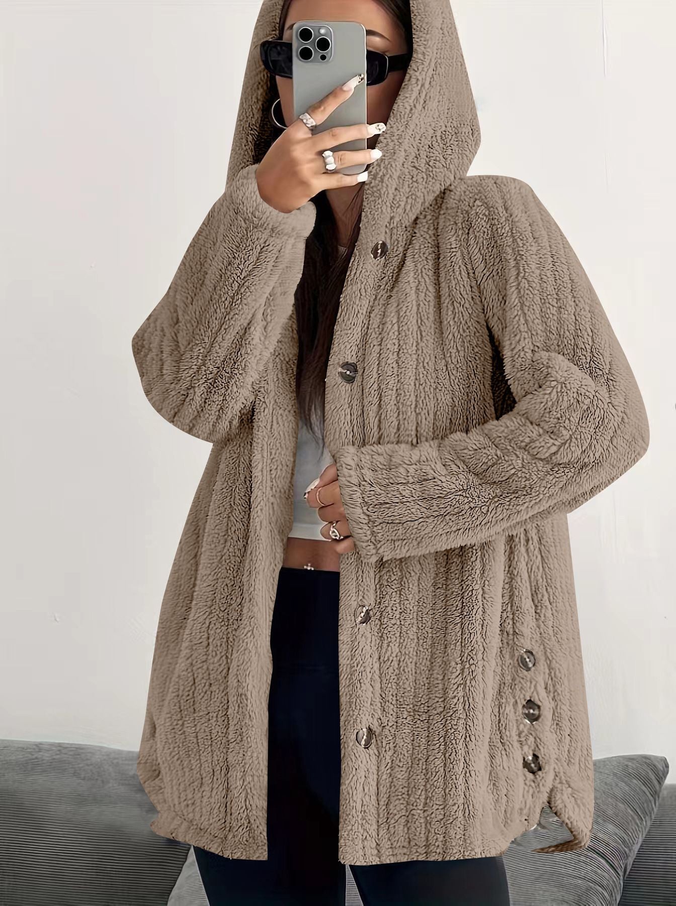 Women's Hooded Cardigan