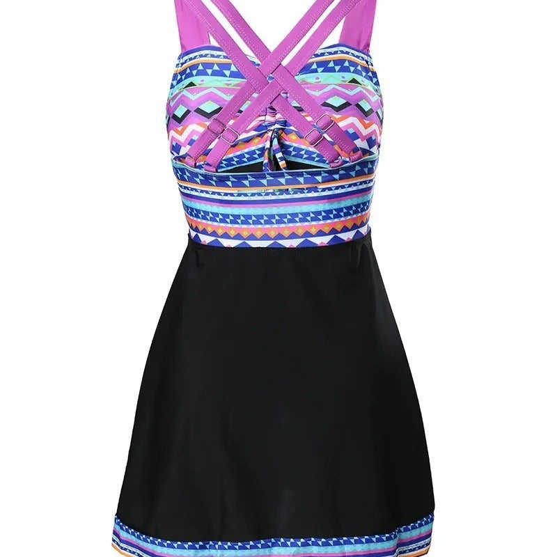 Women's Chic Patterned Swimwear