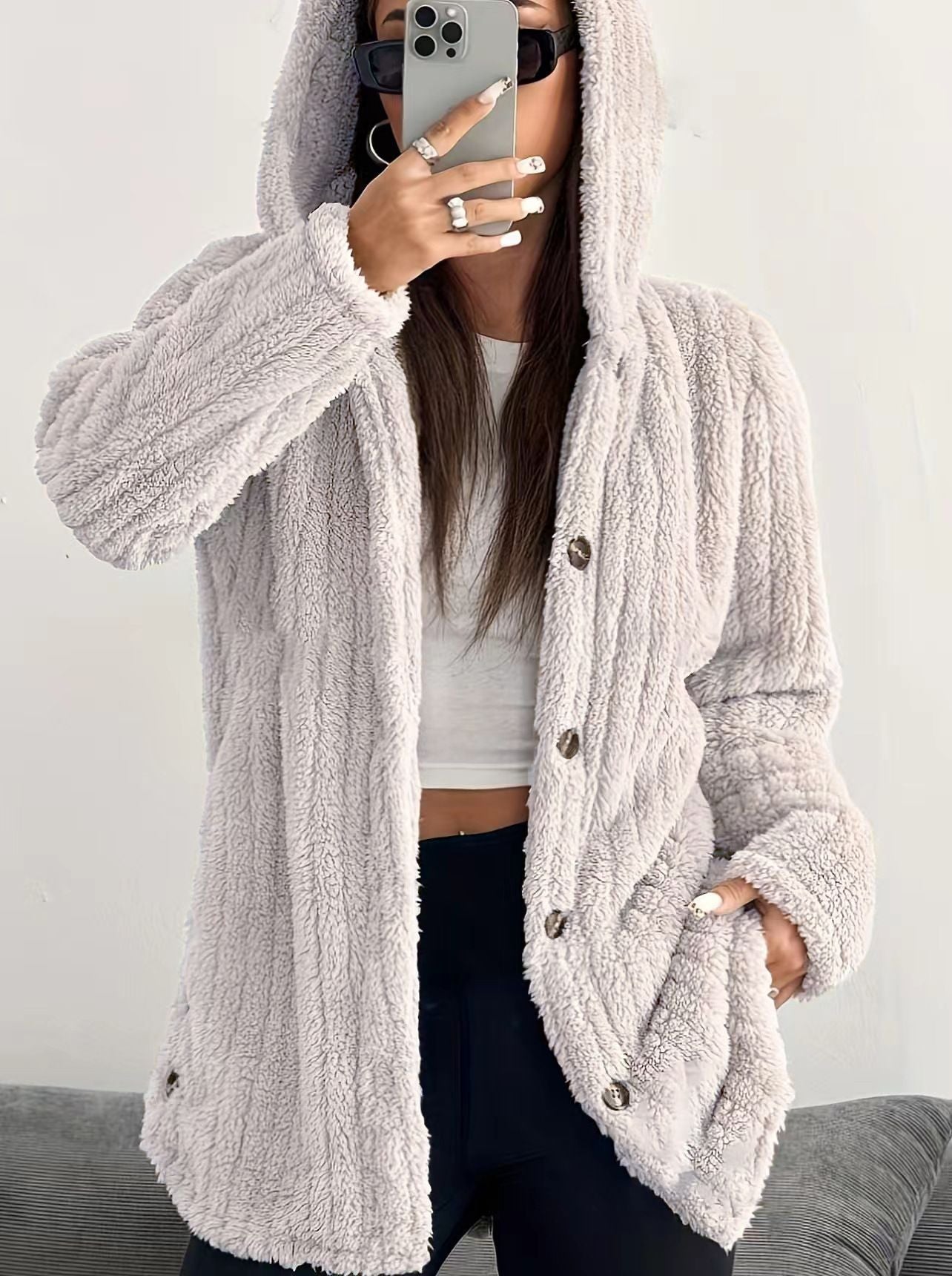 Women's Hooded Cardigan