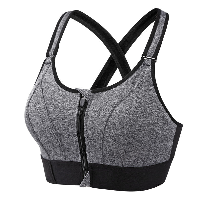 Women's Zip-Front Comfort Bra with Support